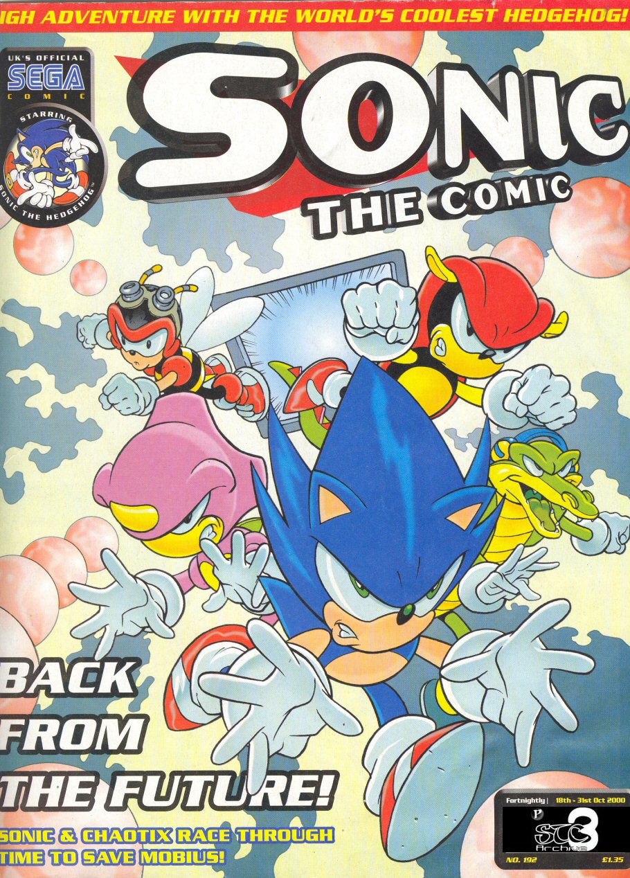 Sonic - The Comic Issue No. 192 Cover Page